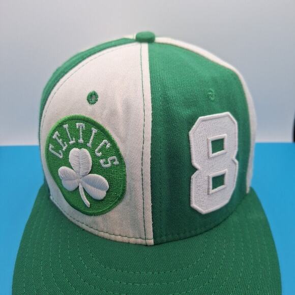 Vintage New Era 59Fifty Boston Celtics Antoine Walker Fitted Hat Cap 7 1/8 - Picture 4 of 8